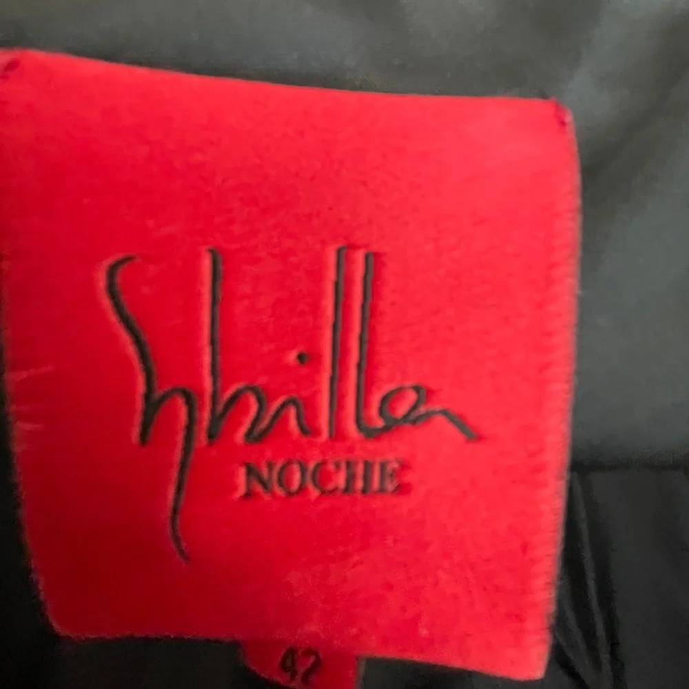 vintage Sybilla noche:  black mohair skirt with silk lining - Picture 2 of 13